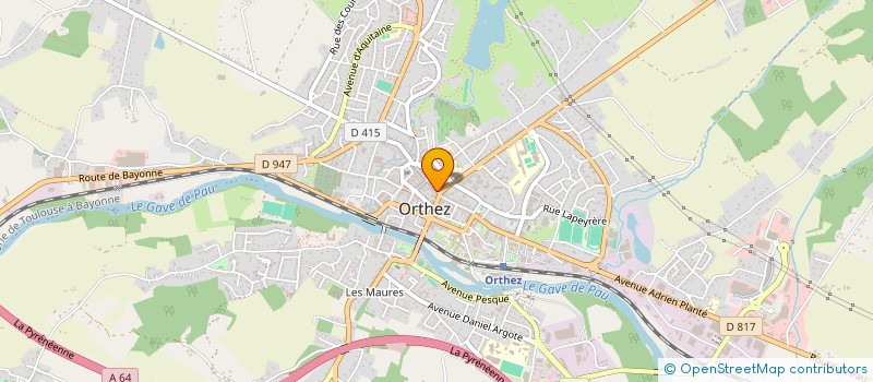 localisation de l'entreprise 890 944 408 à PAU