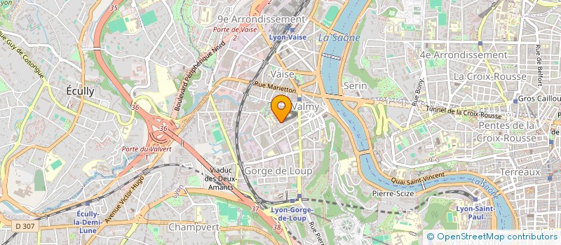 localisation de l'entreprise 890 944 556   LYON