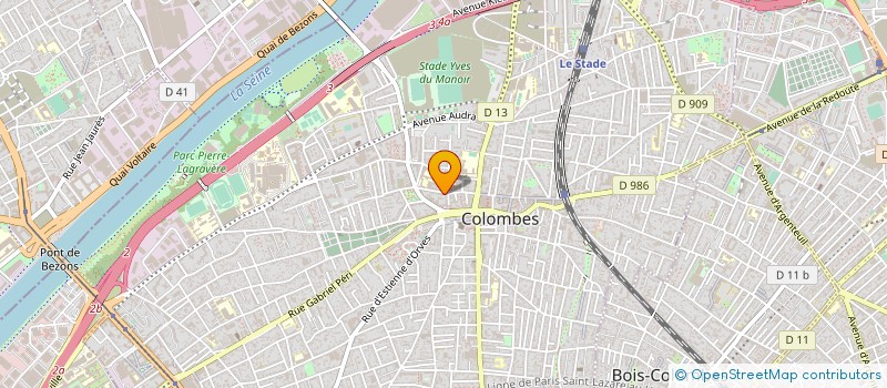 localisation de l'entreprise 890 979 685 à COLOMBES