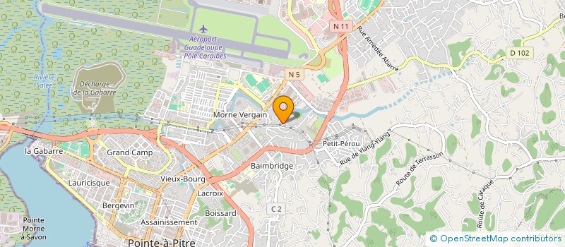 localisation de l'entreprise 890 989 668 à LES ABYMES