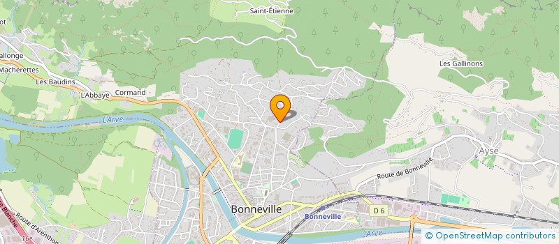 localisation de l'entreprise 890 992 837   BONNEVILLE