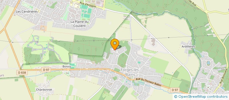 localisation de l'entreprise 890 993 025   FORGES-LES-BAINS