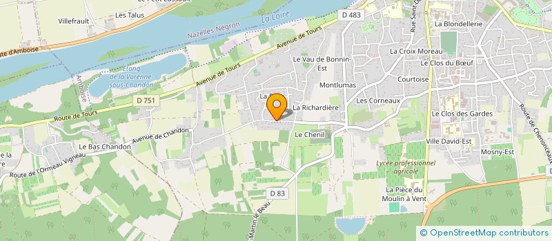 localisation de l'entreprise 891 002 826   CINQ-MARS-LA-PILE