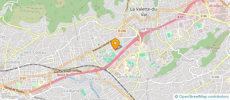 localisation de l'entreprise 891 003 766   TOULON