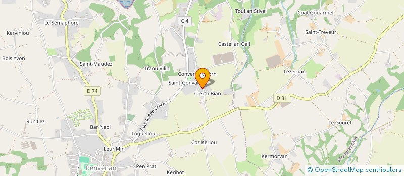 localisation de l'entreprise 891 008 989   PENVENAN