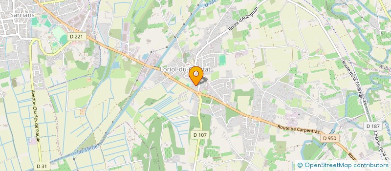 localisation de l'entreprise 891 011 645   LORIOL DU COMTAT