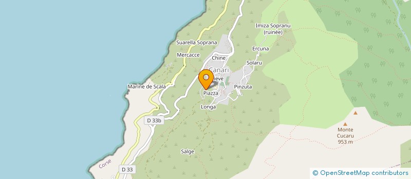 localisation de l'entreprise 891 015 463 à SANTO PIETRO DI TENDA