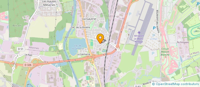 localisation de l'entreprise 891 033 417   ARNAGE