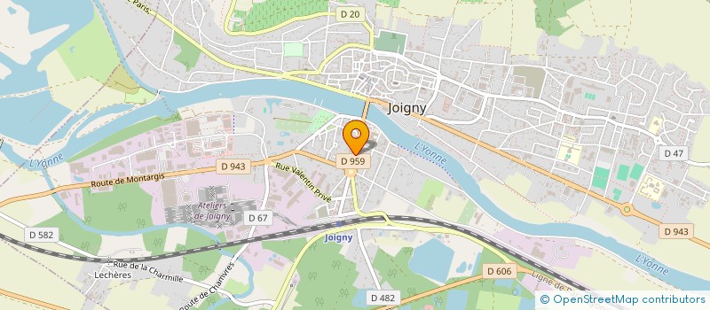 localisation de l'entreprise 891 034 258 à JOIGNY
