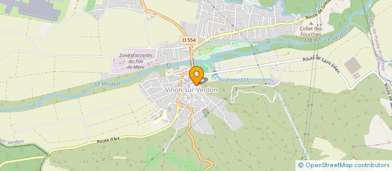 localisation de l'entreprise 891 039 505 à VINON-SUR-VERDON