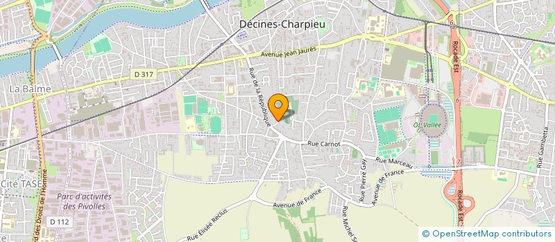 localisation de l'entreprise 891 056 087   DECINES-CHARPIEU