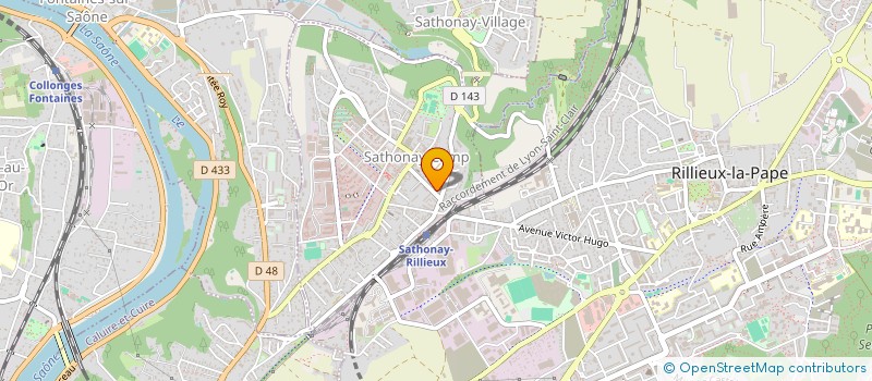 localisation de l'entreprise 891 074 411   SATHONAY-CAMP