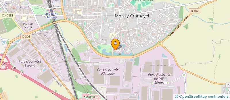 localisation de l'entreprise 891 077 919   MOISSY-CRAMAYEL