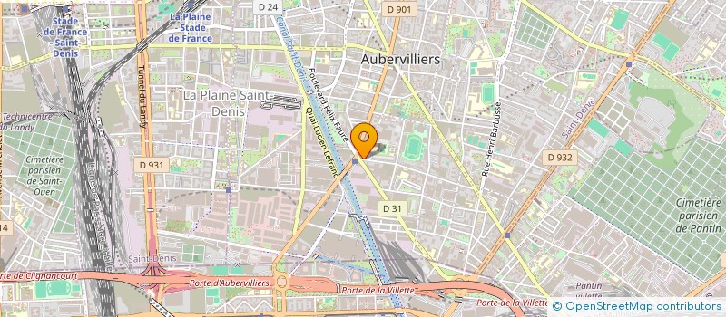 localisation de l'entreprise 891 078 180   AUBERVILLIERS