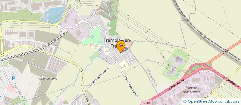 localisation de l'entreprise 891 083 602 à TREMBLAY-EN-FRANCE