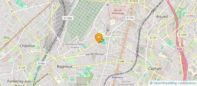 localisation de l'entreprise 891 087 132   BAGNEUX