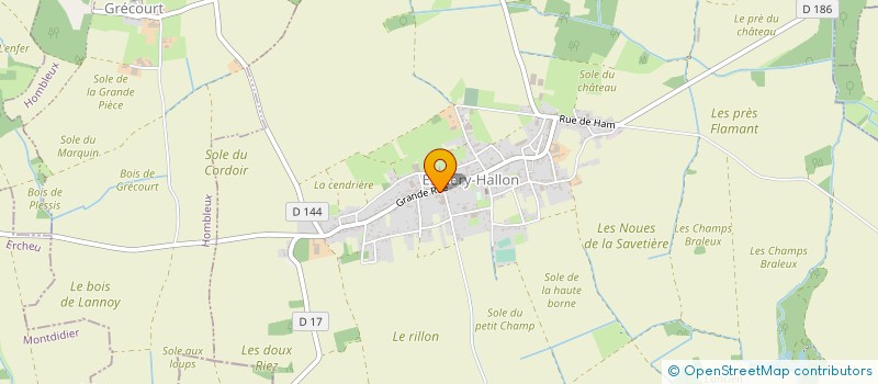 localisation de l'entreprise 891 096 596 à ESMERY-HALLON