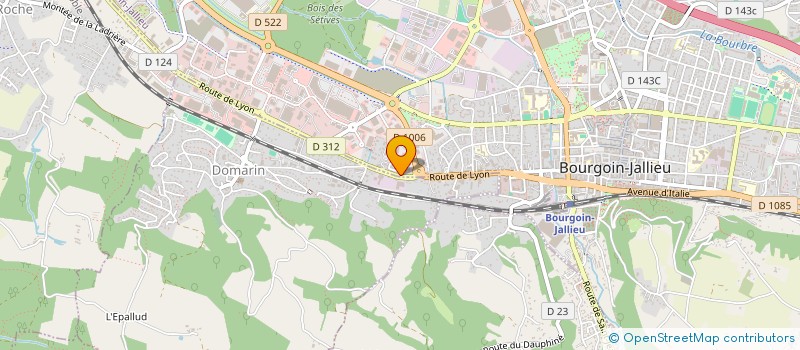 localisation de l'entreprise 891 106 239   BOURGOIN-JALLIEU