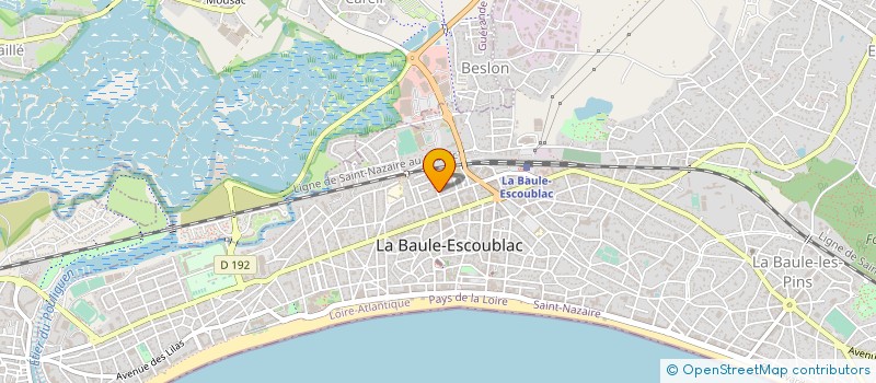 localisation de l'entreprise 891 110 827   LA BAULE-ESCOUBLAC