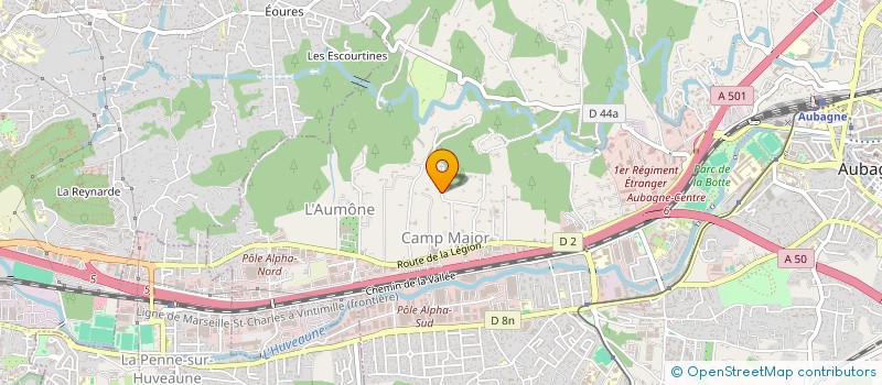 localisation de l'entreprise 891 112 799 à AUBAGNE
