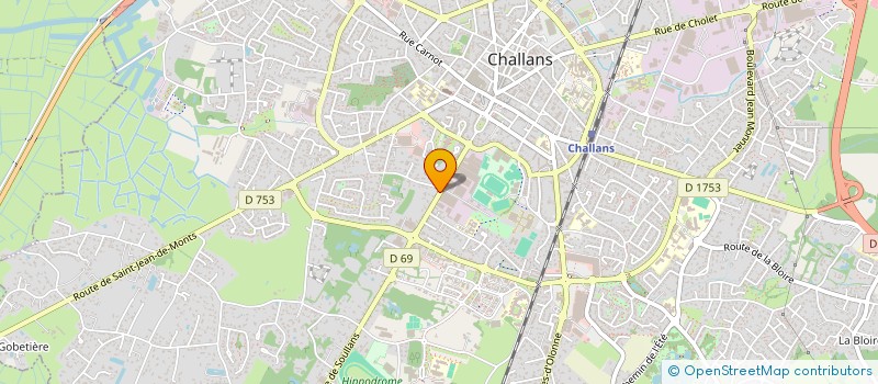 localisation de l'entreprise 891 120 768  à CHALLANS