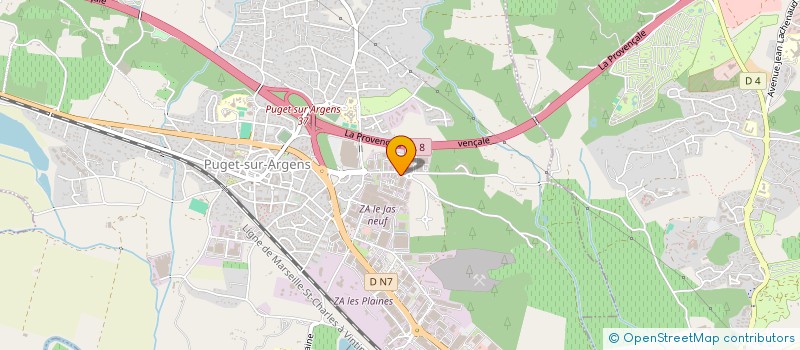 localisation de l'entreprise 891 127 805 à PUGET-SUR-ARGENS