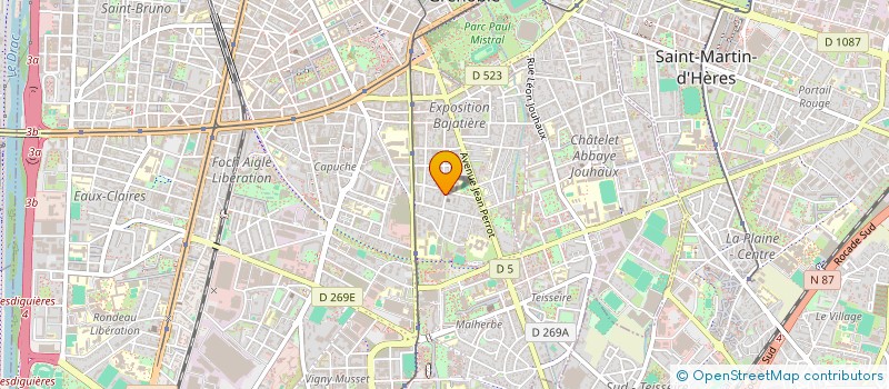 localisation de l'entreprise 891 127 839 à GRENOBLE