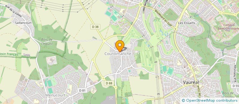 localisation de l'entreprise 891 134 033   COURDIMANCHE