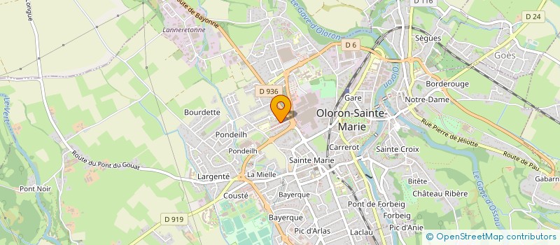 localisation de l'entreprise 891 149 734   OLORON-SAINTE-MARIE