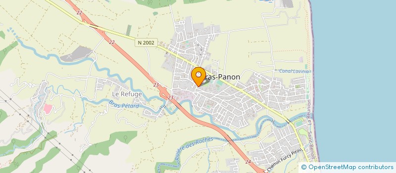 localisation de l'entreprise 891 155 087   BRAS-PANON