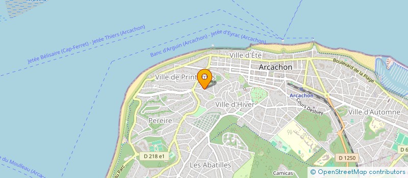 localisation de l'entreprise 891 158 560   ARCACHON