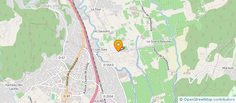 localisation de l'entreprise 891 167 488 à SOLLIES-VILLE