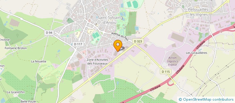 localisation de l'entreprise 891 178 253  à VERRIERES-EN-ANJOU