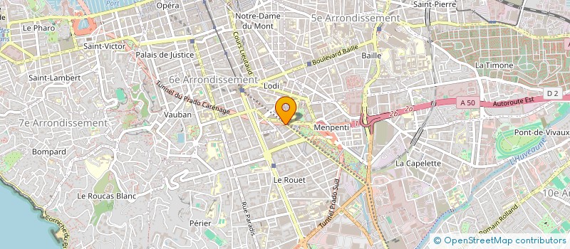 localisation de l'entreprise 891 183 733 à MARSEILLE