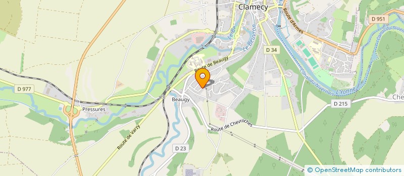 localisation de l'entreprise 891 227 670 à CLAMECY