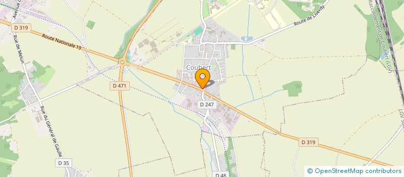 localisation de l'entreprise 891 227 787   COUBERT