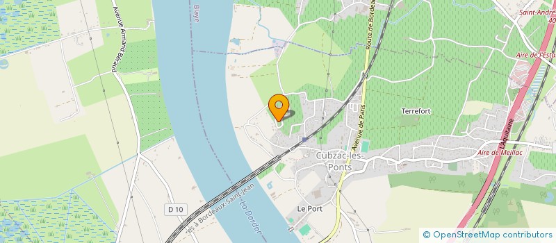 localisation de l'entreprise 891 229 130 à CUBZAC-LES-PONTS