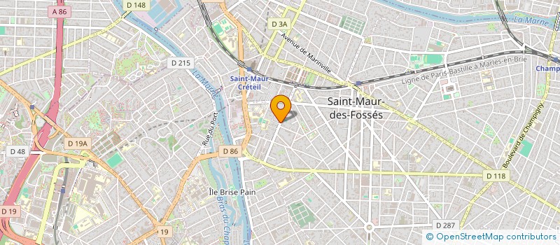 localisation de l'entreprise 891 234 296  à SAINT-MAUR-DES-FOSSES