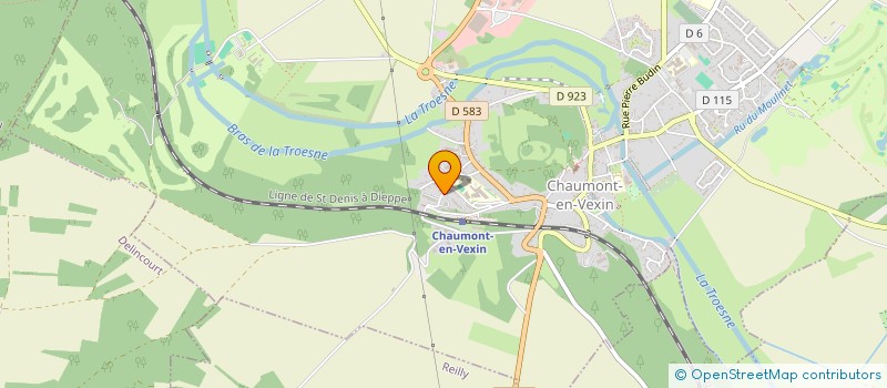 localisation de l'entreprise 891 266 793   CHAUMONT-EN-VEXIN