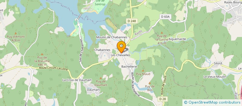 localisation de l'entreprise 891 268 393 à COMPREIGNAC