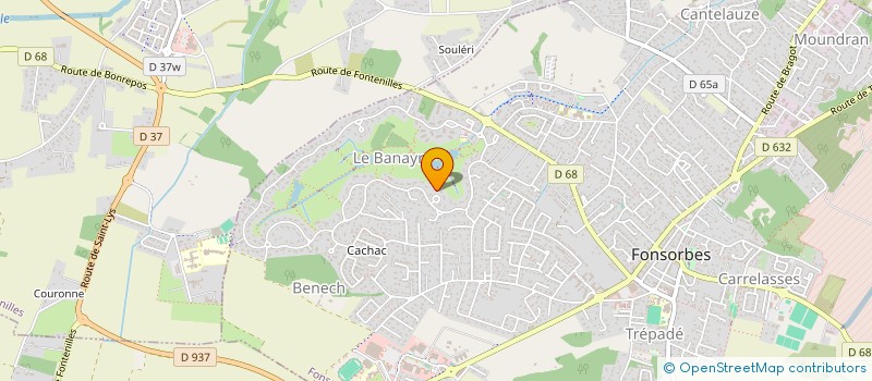 localisation de l'entreprise 891 279 069   FONSORBES