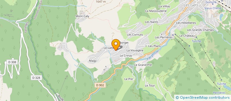 localisation de l'entreprise 891 287 997   LES GETS