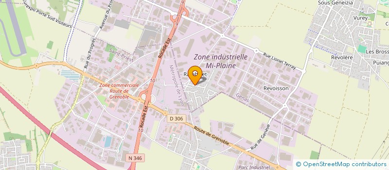 localisation de l'entreprise 891 288 326 à GENAS