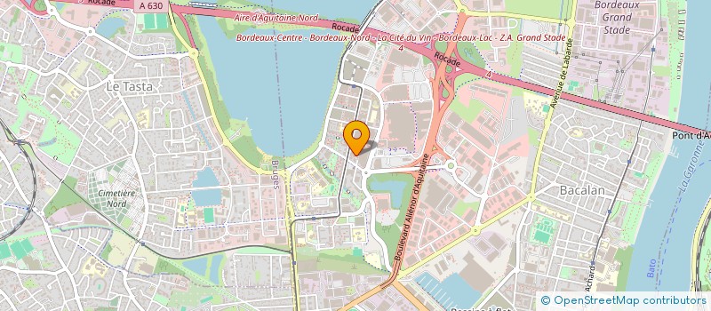 localisation de l'entreprise 891 289 332   BORDEAUX