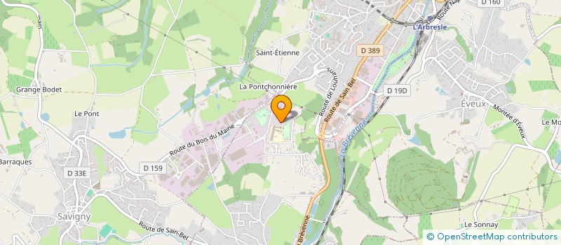 localisation de l'entreprise 891 290 470   SAVIGNY