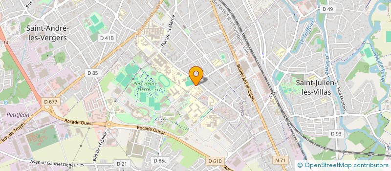 localisation de l'entreprise 891 316 895 à TROYES