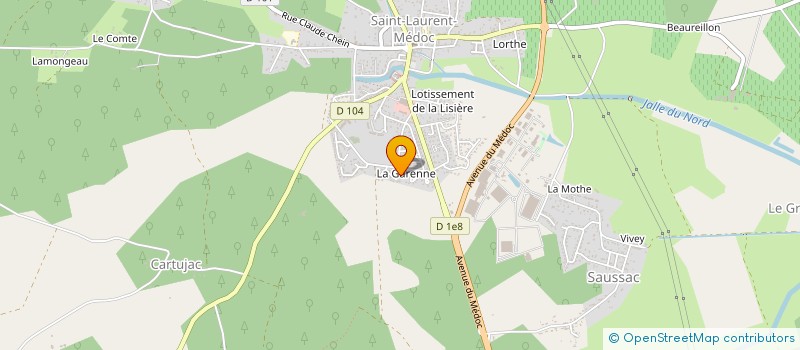 localisation de l'entreprise 891 344 905   SAINT-LAURENT-MEDOC