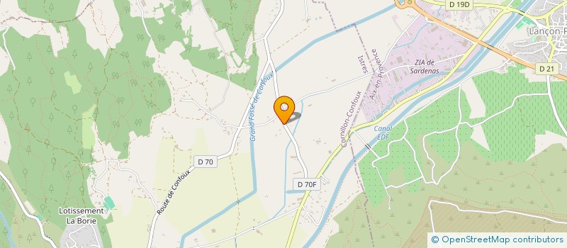 localisation de l'entreprise 891 388 274   CORNILLON-CONFOUX