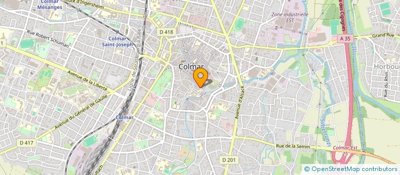 localisation de l'entreprise 891 389 785   COLMAR