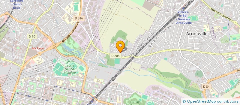 localisation de l'entreprise 891 390 676   SARCELLES